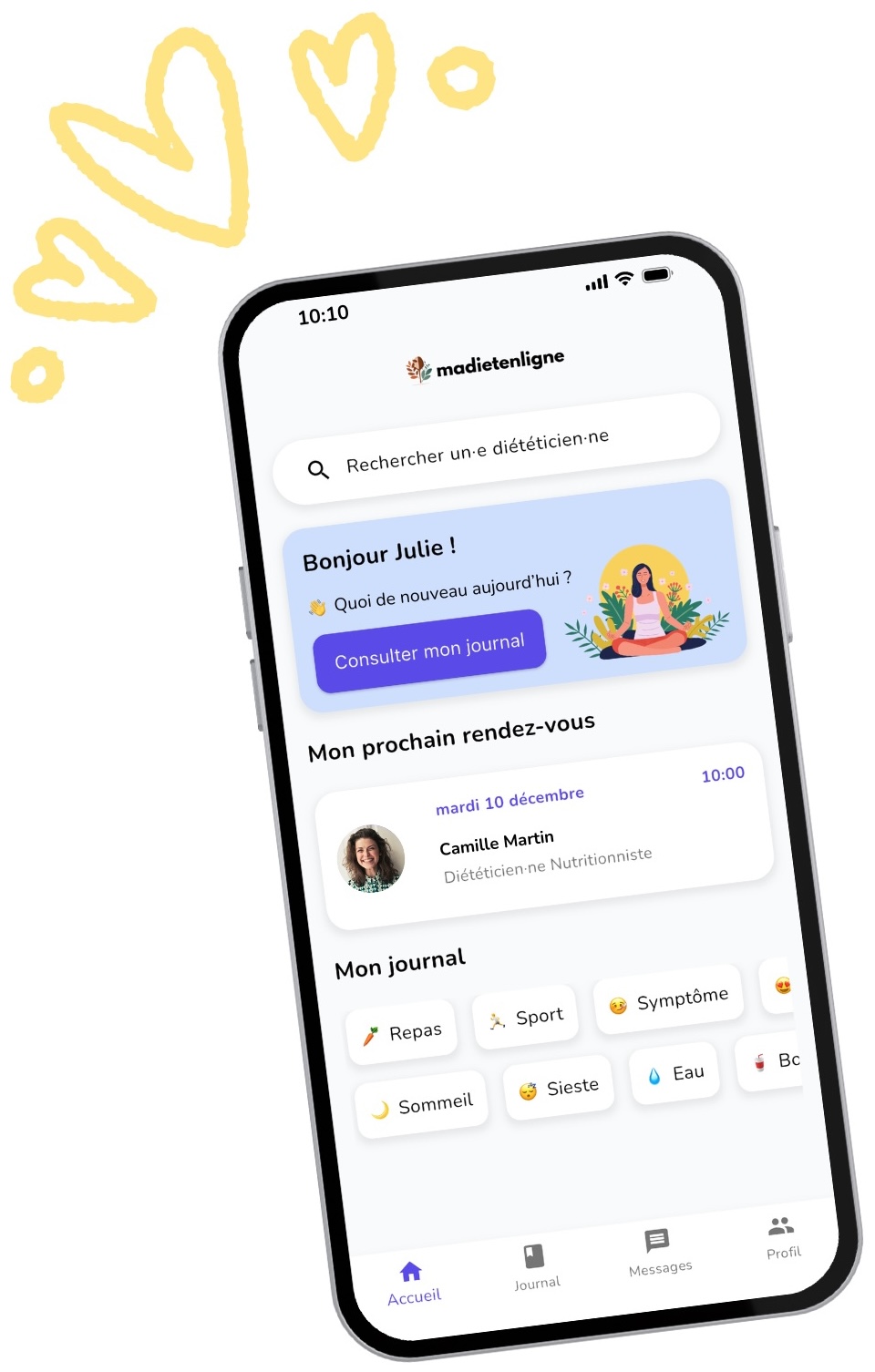 Une application facile à utiliser illustration